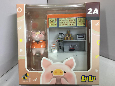 TOYEAST TINY 1/35 2A LuLu 7-ELEVEN 迷你 HOT SHOT 組合櫃 X 店員 LuLu 豬 ATS35009 00073 (C1120-43)