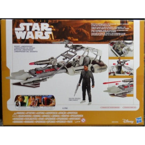 HASBRO 星球大戰 STAR WARS FINN JAKKU WITH DESERT LANDSPEEDER B3674(PIU/P145-60)