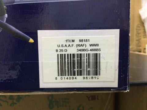 FABBRICATO DA ARMOUR COLLECTION 1/48 U.S.A.A.F. RAF WWII B25 MITCHELL 340BG-488BS (98181) (BUY)