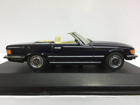 MINICHAMPS 1/43 MERCEDES 350 SL CABRIOLET 1970-80 DARK BLUE (01149) (BUY)