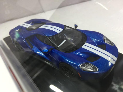 IXO 1/43 FORD GT 2017 BLUE (MOC205) (32608) (PIU50)