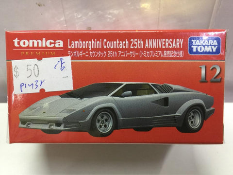 TAKARA TOMY TOMICA PREMIUM 12 1/61 LAMBORGHINI COUNTACH 25th ANNIVERSARY (17600) (PIU35)