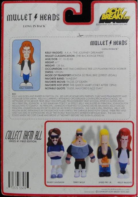ACHY BREAKY TOY MULLET HEADS LONG IN BACK KELLY RADDITZ SERIES 1 52474 (BUY)