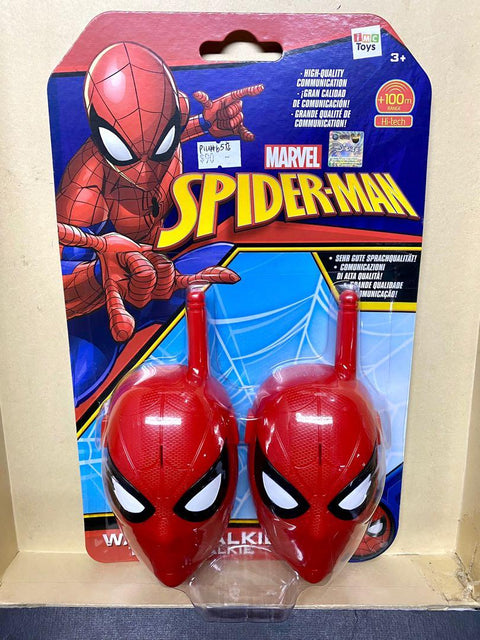 IMC TOYS MARVEL SPIDER-MAN 蜘蛛俠 WALKIE TALKIE 100M RANGE 55143 (PIU-65店）