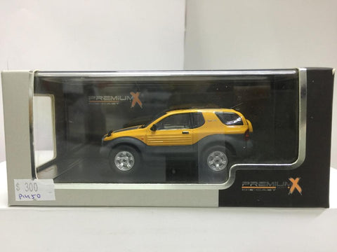 PREMIUMX 1/43 ISUZU VehiCROSS 1997 Yellow (PRD421) (70335) (PIU50)