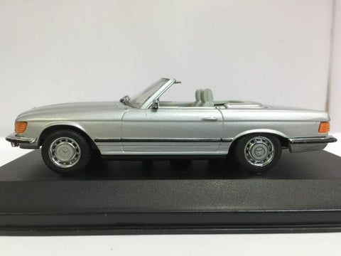 MINICHAMPS 1/43 MERCEDES 350 SL CABRIOLET 1970-80 SILVER (430 033430) 01148 BUY