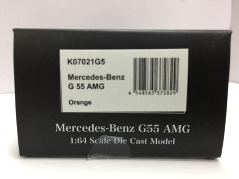KYOSHO 1/64 MERCEDES-BENZ G55 AMG ORANGE (K07021G5) (37282) (C1123-135)