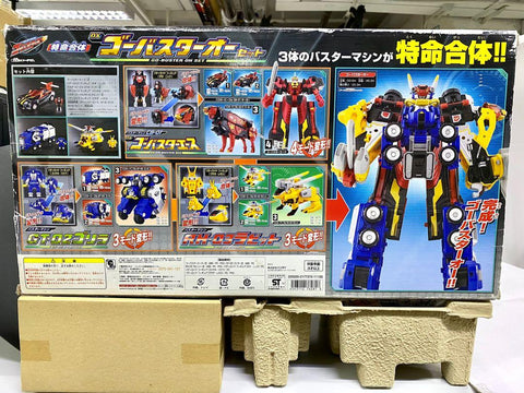 BANDAI 76281 特命戰隊 GO BUSTER 三体 特命合體 DX GO-BUSTER OH SET 二手 （HKG)