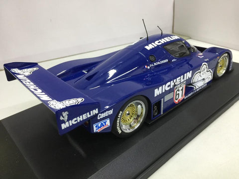 MINICHAMPS 1/18 SAUBER MERCEDES C9 JEAN-LOUIS SCHLESSER WINNER ADAC SUPERSPRINT 1987 (155 873581) (14381) (PIU250)