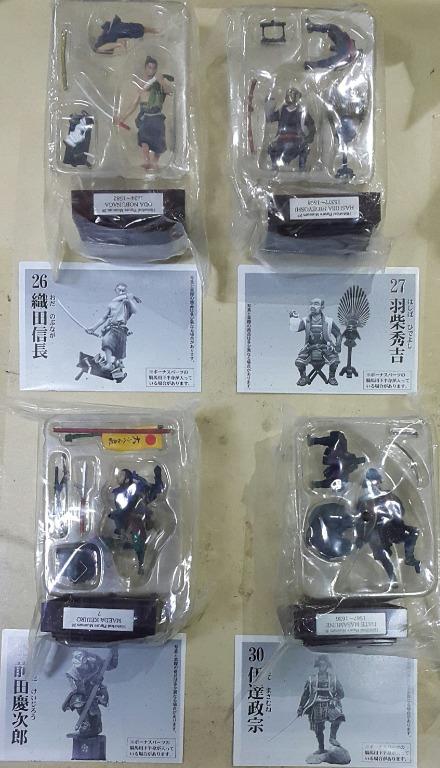 F-TOYS 60008 歷史人物博物館 戰國風雲錄4 織田信長 羽柴秀吉 前田慶次郎 真田昌幸 伊達政宗 薩摩之鐵砲侍 戰國之軍馬(鹿毛) 戰國之軍馬(葦毛) 連 隱藏版 盒蛋套裝 HISTORICAL FIGURE MUSEUM SENGOKU FUUNROKU 4 WITH SECRET SET (BUY-MC) L