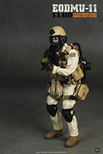 1:6 SOLDIER STORY SS055 FIGURE US NAVY EODMU-11 EXPLOSIVE ORDNANCE DISPOSAL MOBILE UNIT ELEVEN 爆炸品處理組 PIU/F50-750 b20758387
