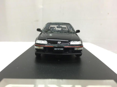 Hobby JAPAN MARK 43 1/43 Honda CIVIC EF9 SIR II with 無限 RNR Wheel Black Metallic (PM4396MBK) (04907) (PIU100)