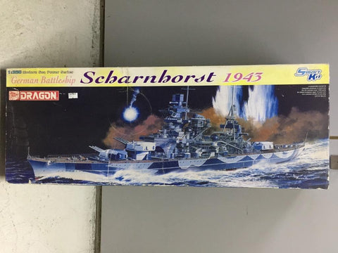 DRAGON 1/350 GERMAN BATTLESHIP SCBARNBORST 1943 (1040) (C1037-23)
