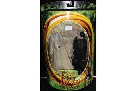 TOY BIZ 81023 魔戒首部曲 魔戒現身 薩魯曼 基斯杜化李 THE LORD OF THE RINGS THE FELLOWSHIP OF THE RING SARUMAN WITH MAGIC FLOATING PALANTIR ON BASE CHRISTOPHER LEE (LOTR) 1113173391