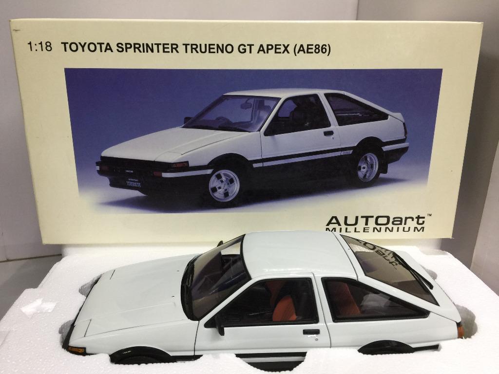 AUTOART 1/18 TOYOTA SPRINTER TRUENO GT APEX AE86 WHITE (78791