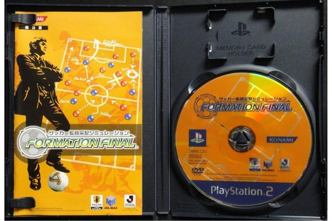 SONY PS2 FOOTBALL DIRECTOR SIMULATION FORMATION FINAL 模擬足球教練 SLPM65372 (BUY-00039)