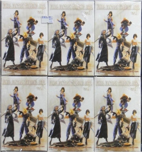 SQUARE ENIX FINAL FANTASY TRADING ARTS 最終幻想 金屬色版 古蘭特 錫菲羅斯 莉諾雅 比比 優娜 露露 BUY-40343