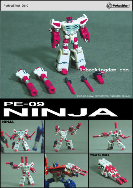 PERFECT EFFECT TRANSFORMERS 變形金剛 PE-09 NINJA 忍者 (TOY-305-191) b19632353