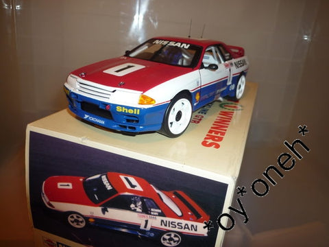 KYOSHO BIANTE 1/18 NISSAN SKYLINE R32 GT-R BATHURST WINNER 1991 TOOHEYS 1000 08336A (05275) (PIU)