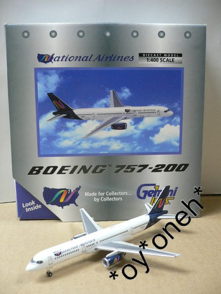 GEMINI JETS 1/400 NATIONAL AIRLINES 國家航空 BOEING 757-200 N506NA (GJNAT050) (70050) (PA0)