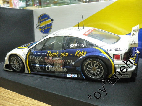 UT MODELS 1/18 OPEL CALIBRA V6 bye bye K. Rosberg (180 954282) (01602)