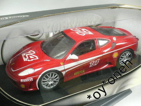 HOTWHEELS 1/18 FERRARI F430 CHALLENGE #14 (74012) (ML115-12)