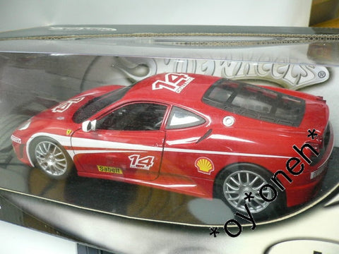HOTWHEELS 1/18 FERRARI F430 CHALLENGE #14 (74012) (ML115-12)