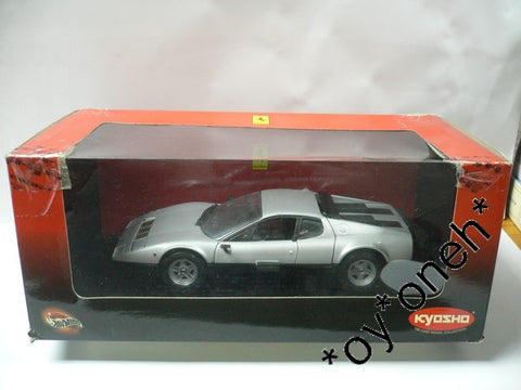 KYOSHO 1/18 FERRARI 365GT4/BB SILVER 08173S (05757) (C802-223)