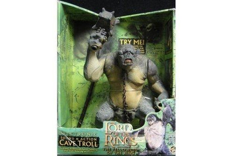 TOY BIZ 81095 魔戒首部曲 魔戒現身 食人妖 THE LORD OF THE RINGS THE FELLOWSHIP OF THE RING ELECTRONIC SOUND & ACTION CAVE TROLL HAMMER SLAMMING (LOTR)