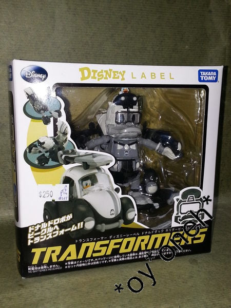 TAKARA TOMY 變型金剛 唐老鴨 大黃蜂 黑白版 TRANSFORMERS DISNEY LABEL DONALD DUCK BUMBLEBEE MONOCHROME 34238 (PIU-207 倉) b28244982