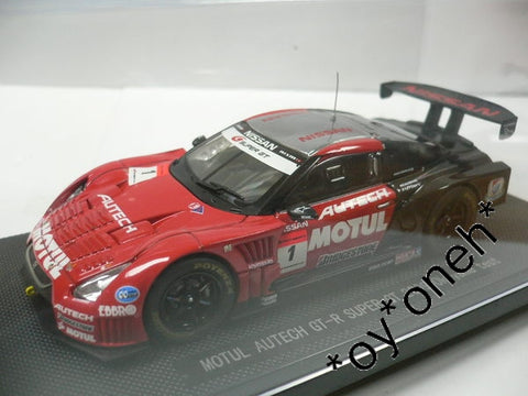 EBBRO 1/43 NISSAN SKYLINE R35 MOTUL AUTECH GT-R SUPER GT 500 2009 OKAYAMA TEST BLACK #1 (44171) (PIU90)