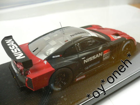 EBBRO 1/43 NISSAN GT-R SUZUKA TEST SUPER GT 500 2010 #230 RED BLACK (44316) (PIU104)