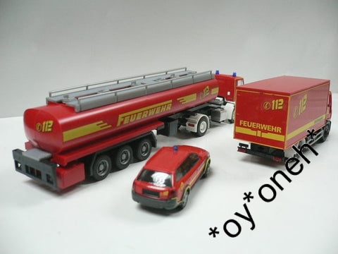 RIETZE 1/87 FEUERWEHR 112 GERMANY FIRE DEPARTMENT SET 消防車 (99039) (BUY)