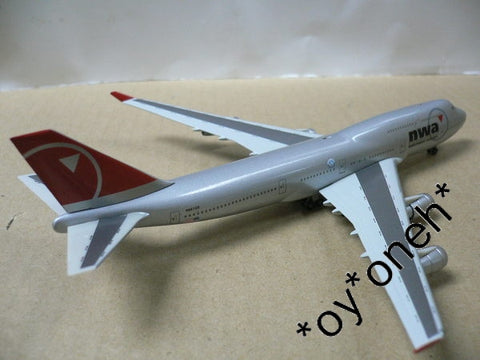 HERPA 1/400 NWA NORTHWEST AIRLINES 西北航空 BOEING 747-400 N661US (560887) (PIU30)