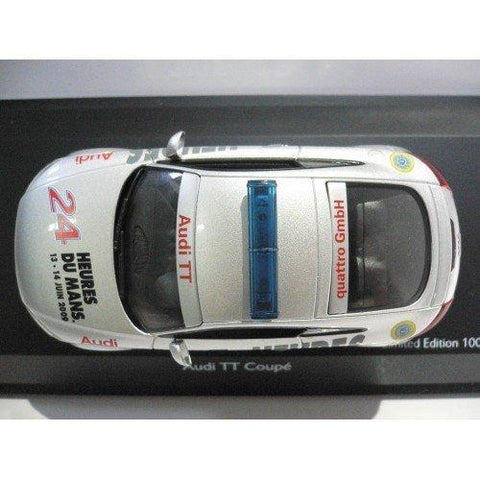 SCHUCO 1/43 AUDI TT COUPE "RACE CONTROL" 24h Le Mans 2009 (04758) (BUY)