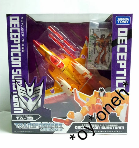 TAKARA TOMY 變形金剛 動畫 航空兵 太陽風 TRANSFORMERS ANIMATED TA-35 VOYAGER AIR WARRIOR SUNSTORM 38069 (TOY-722-100店) b30920396