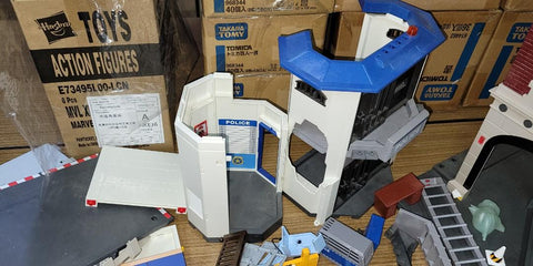 Playmobil ghostbusters捉鬼敢死隊 police station警察局 等等 棉花鬼 lot