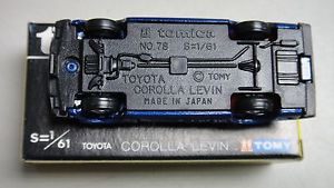 VINTAGE TOMICA 78 - TOYOTA COROLLA LEVIN MADE IN JAPAN (PIU20)