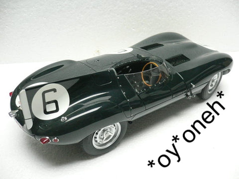 AUTOART 1/12 JAGUAR D-TYPE LEMANS 24HR RACE 1955 WINNER J.M.HAWTHORN/I.L.BUEB #6 (12062) (PIU2000)