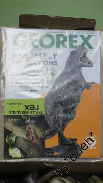 GEOWORLD GEOREX DINOSAUR TYRANNOSAIRIS REX SKELETON ORGANS AND SKIN 1/8 MODEL KIT 恐龍 暴龍 模型 (C791#69 倉) b31965657