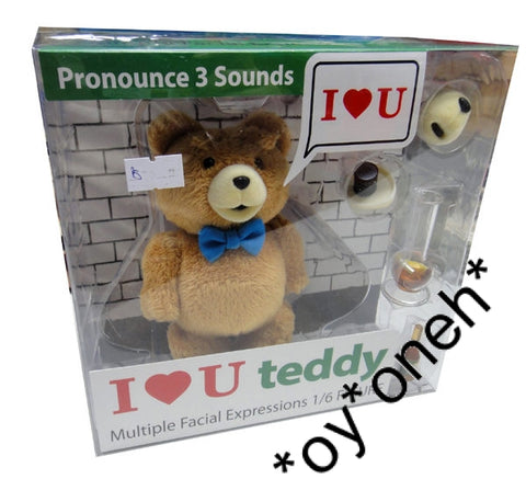 1:6 TEDDY 發聲公仔 MOVIE: TED 賤熊30 I LOVE U TEDDY MULTIPLE FACIAL EXPRESSIONS FIGURE (PIU/F-256-190) b32565347
