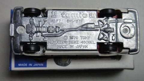 VINTAGE TOMICA F7 外國車 WEST GERMANY - MERCEDES BENZ 450SEL MADE IN JAPAN (PIU20)