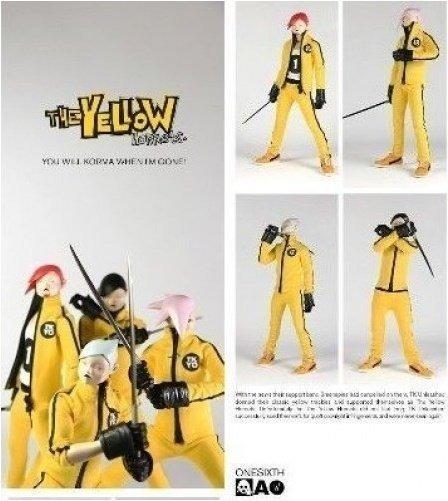 1:12 3A (THREE A) THE YELLOW HORNETS TOMORROW KING (TK) SET OF 4 MINI FIGURES b20384139 PIU1289