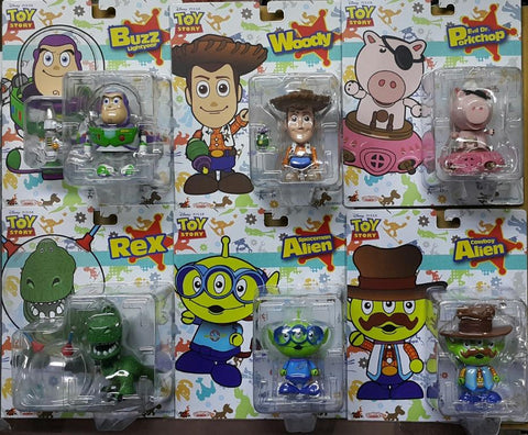 HOT TOYS 17437 迪士尼 彼思動畫 反斗奇兵 第二彈 三眼仔 巴斯光年 胡迪 邪惡博士 豬排 火腿 抱抱龍 迷你珍藏人偶套裝 COSBABY 122-127 DISNEY PIXAR TOY STORY SERIES 2 SPACEMAN ALIEN COWBOY ALIEN BUZZ LIGHTYEAR WOODY EVIL DR. PORKCHOP HAMM REX SET (BUY) L