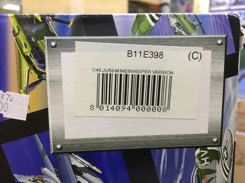 FRANKLIN MINT ARMOUR COLLECTION 1/48 JU-52M INESWEEPER B11E398 (00000) (PIU370)