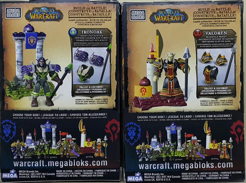 MEGA BLOKS 91002 91004 魔獸世界 聯盟陣營 夜精靈 獵人 部落陣營 血精靈 牧師 套裝 WORLD OF WARCRAFT IRONOAK NIGHT ELF HUNTER VALOREN BLOOD ELF PRIEST SET (PIU/KW32+33-14s) 存