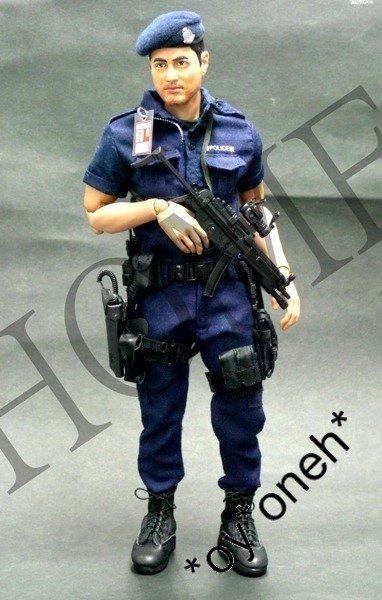 1/6 CUSTOM 香港警察 機場特警HK ASU GEAR SET hottoys bbi ace soldier story HONG KONG police airport security unit (PIU-279L) 袋裝 無盒