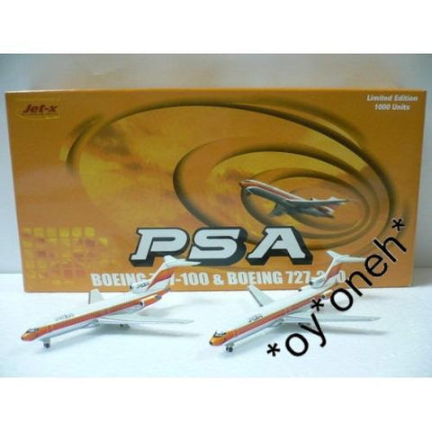 DRAGON WINGS JET-X 1/400 PSA BOEING 727-100 & BOEING 727-200 N977PS N559PS (JX015) (PIU84)