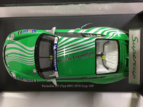 AUTOART 1/18 PORSCHE 911 (997) GT3 CUP 2006 VIP/GREEN LIVERY (80682)
