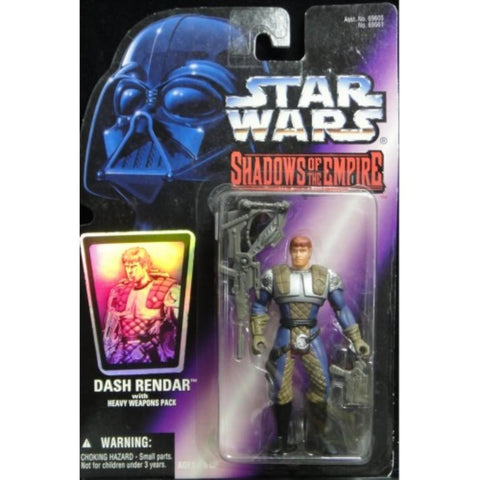 KENNER 星球大戰 STAR WARS SHADOWS OF EMPIRE DASH RENDAR W/ HEAVY WEAPONS (WKG-69561)